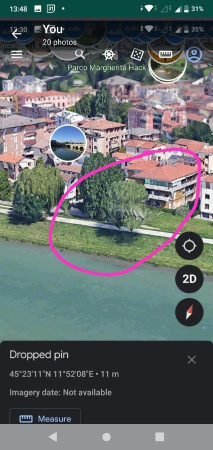 Vicino Al Prato Della Valle Intero Appartamento Parcheggio Facile Di Fronte 帕多瓦 外观 照片