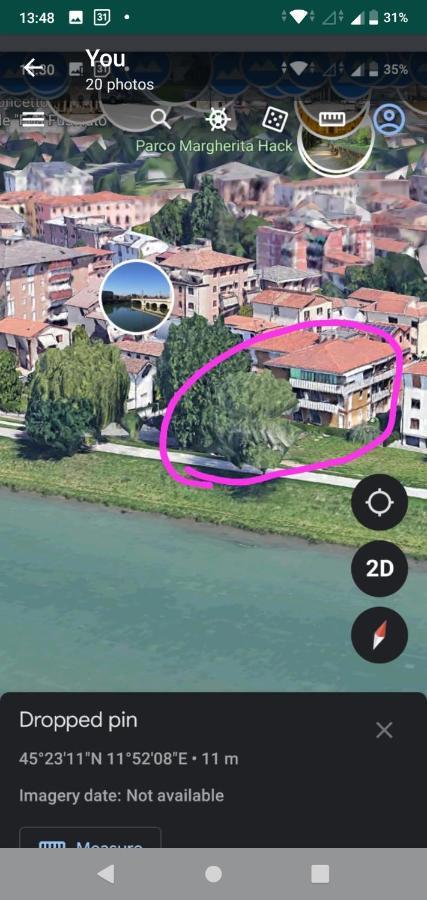 Vicino Al Prato Della Valle Intero Appartamento Parcheggio Facile Di Fronte 帕多瓦 外观 照片
